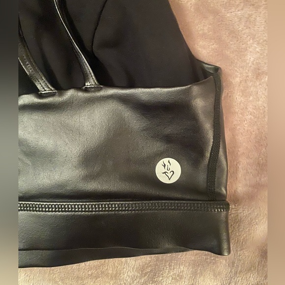 Torrid Black Coated Strappy Back Wicking Sports Bra, NWOT - Picture 4 of 5